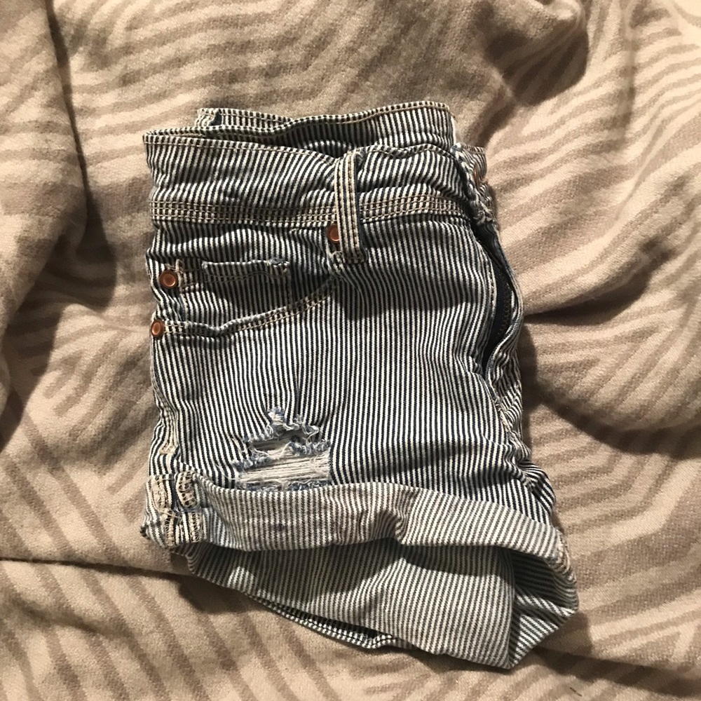 Others Follow Pinstripe Shorts